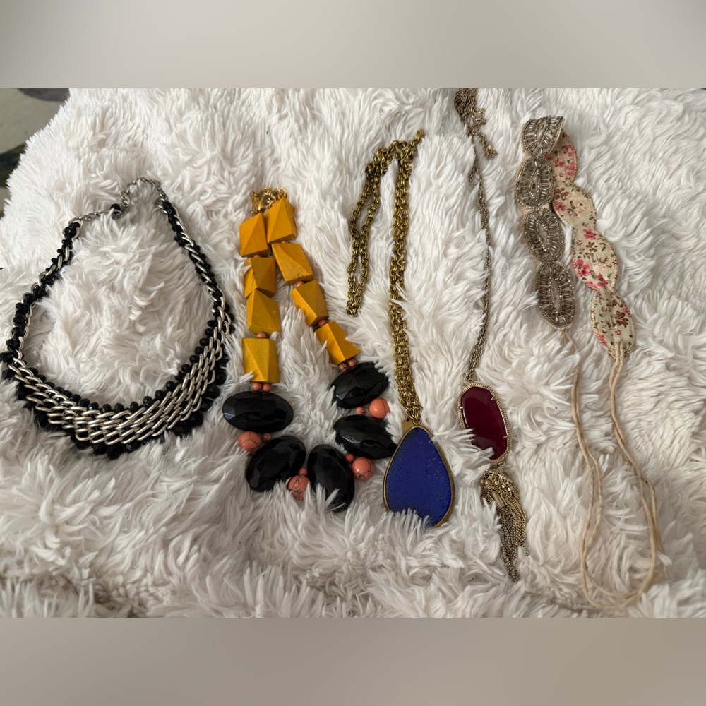 Mixed Anthropologie Women’s Statement Necklace & Headband